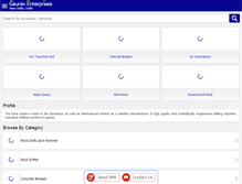 Tablet Screenshot of drillmanindia.com